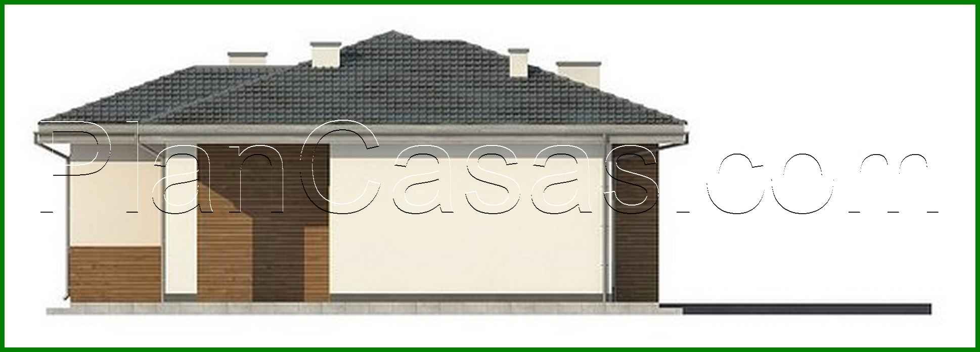 Galería de visualizaciones - Proyecto de casa con garaje en el sótano