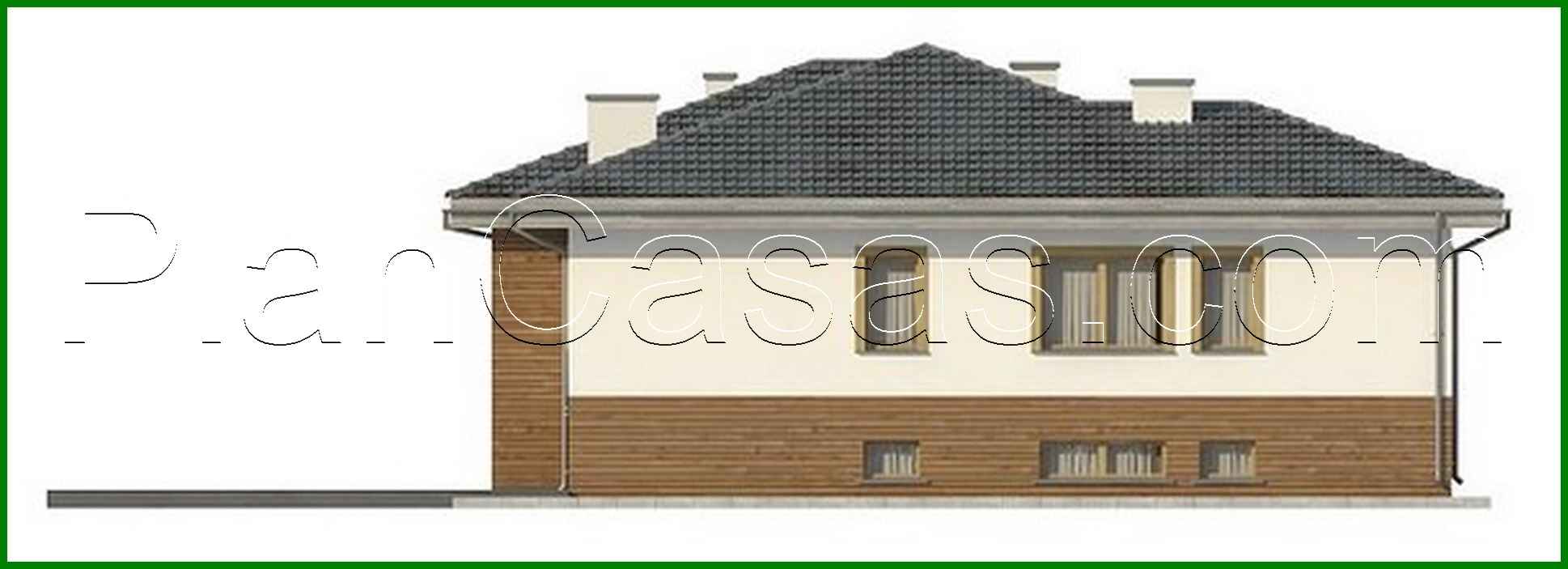 Galería de visualizaciones - Proyecto de casa con garaje en el sótano