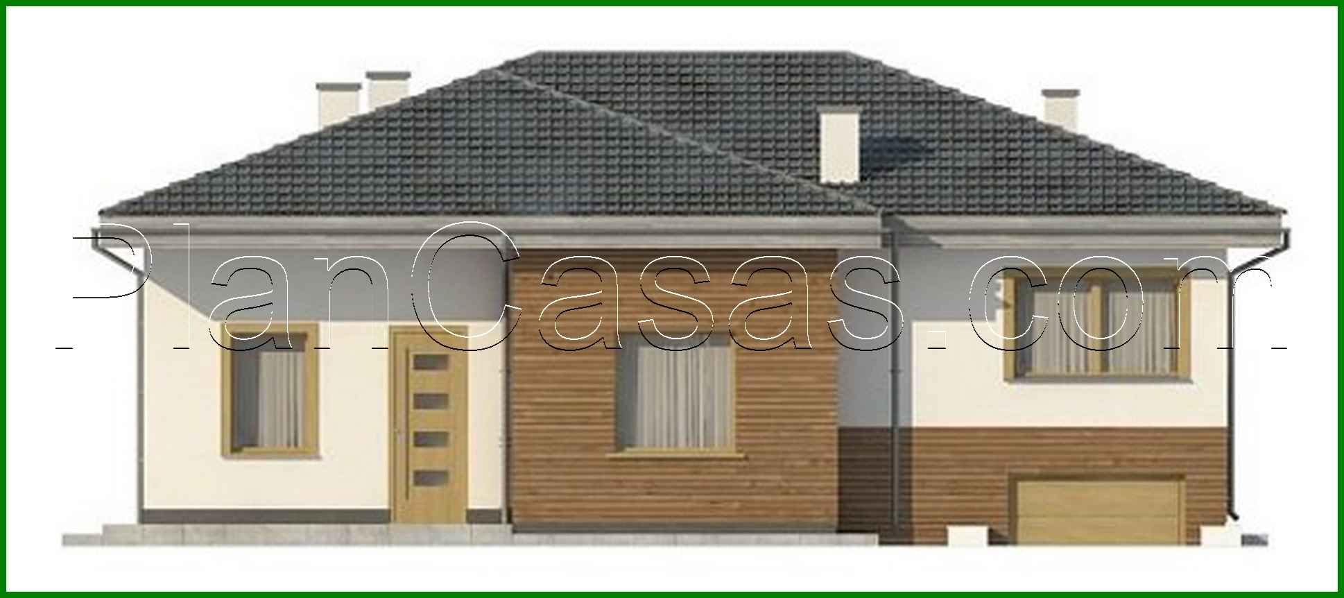 Galería de visualizaciones - Proyecto de casa con garaje en el sótano