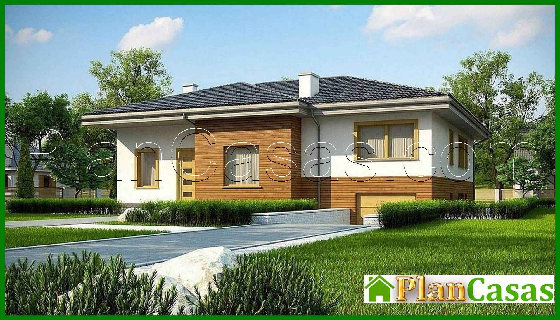 Galería de visualizaciones - Proyecto de casa con garaje en el sótano