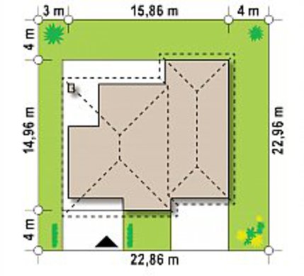Galería de visualizaciones - Proyecto de casa con garaje en el sótano