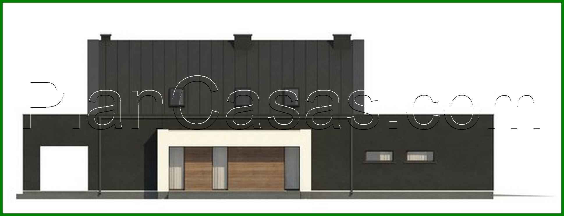 Visualization gallery - Project for the construction of a compact house for a narrow plot