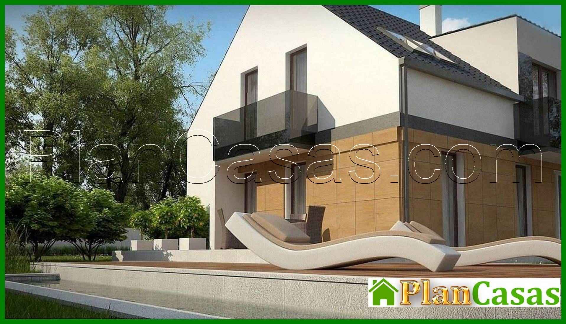 Galería de visualizaciones - Cabaña de dos plantas en estilo clásico con un toque ecléctico de cubismo