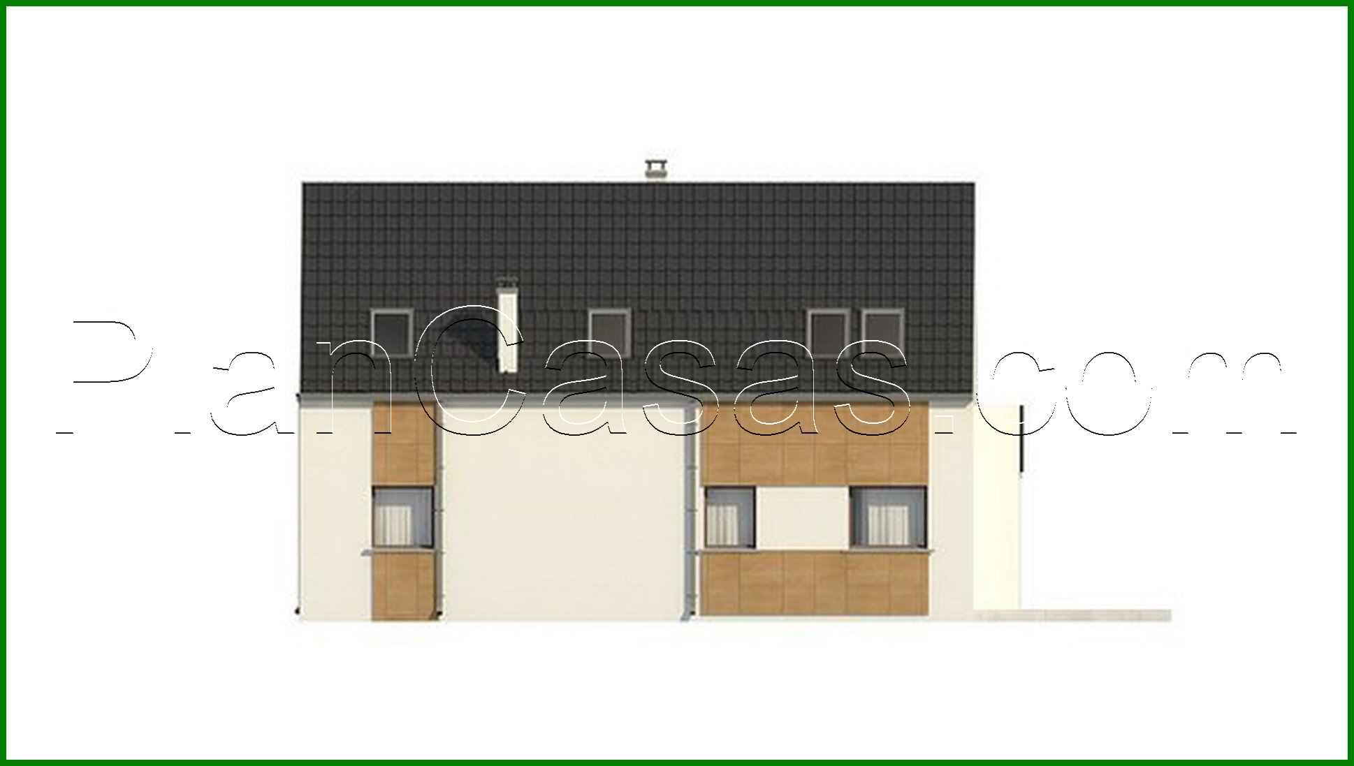 Galería de visualizaciones - Cabaña de dos plantas en estilo clásico con un toque ecléctico de cubismo