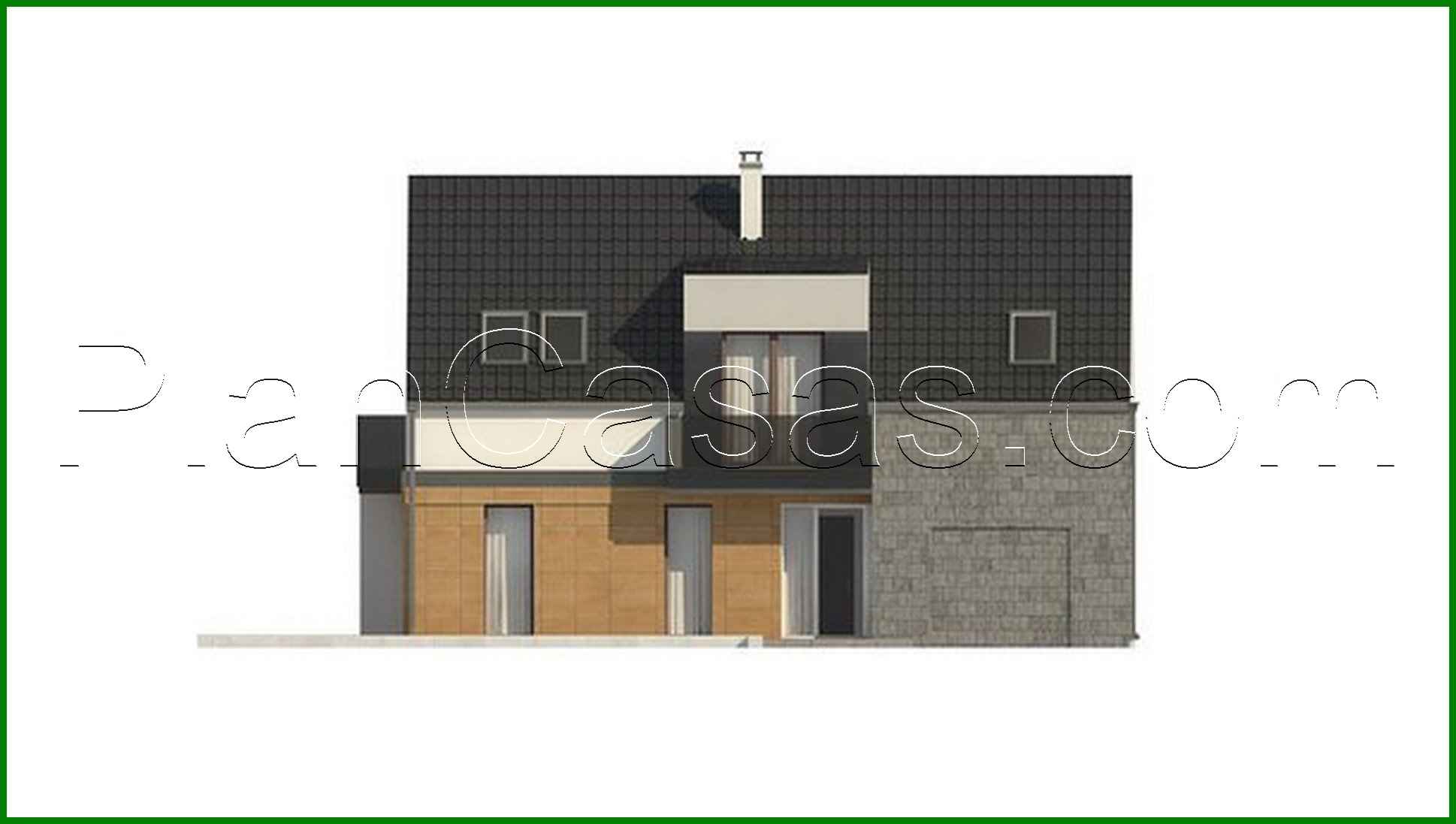 Galería de visualizaciones - Cabaña de dos plantas en estilo clásico con un toque ecléctico de cubismo