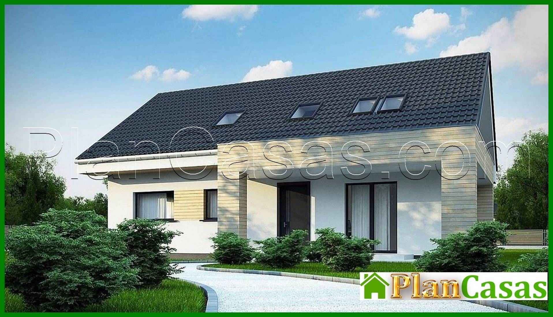 Galería de visualizaciones - Proyecto de casa sencilla con ático