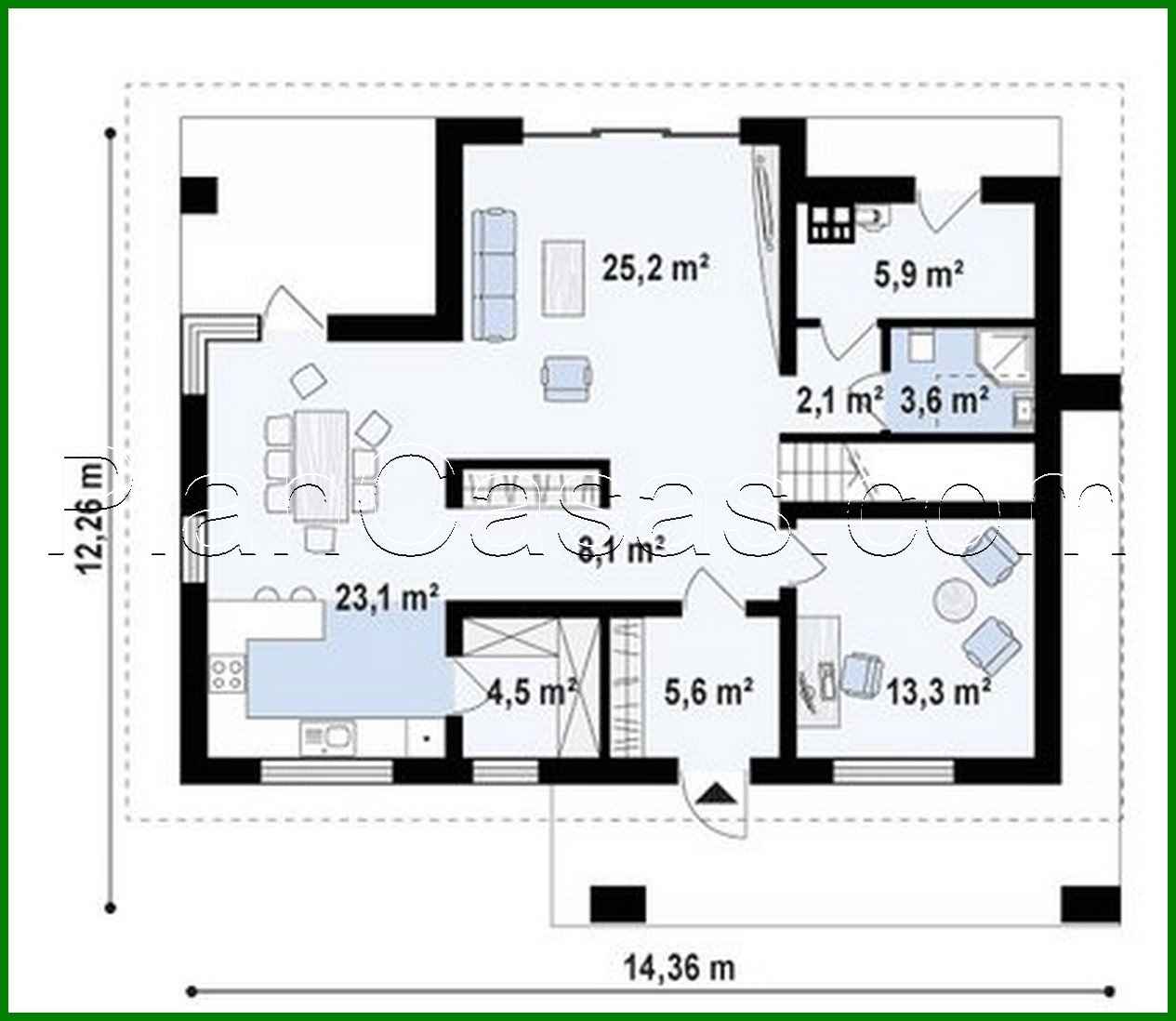 Galería de visualizaciones - Proyecto de casa sencilla con ático