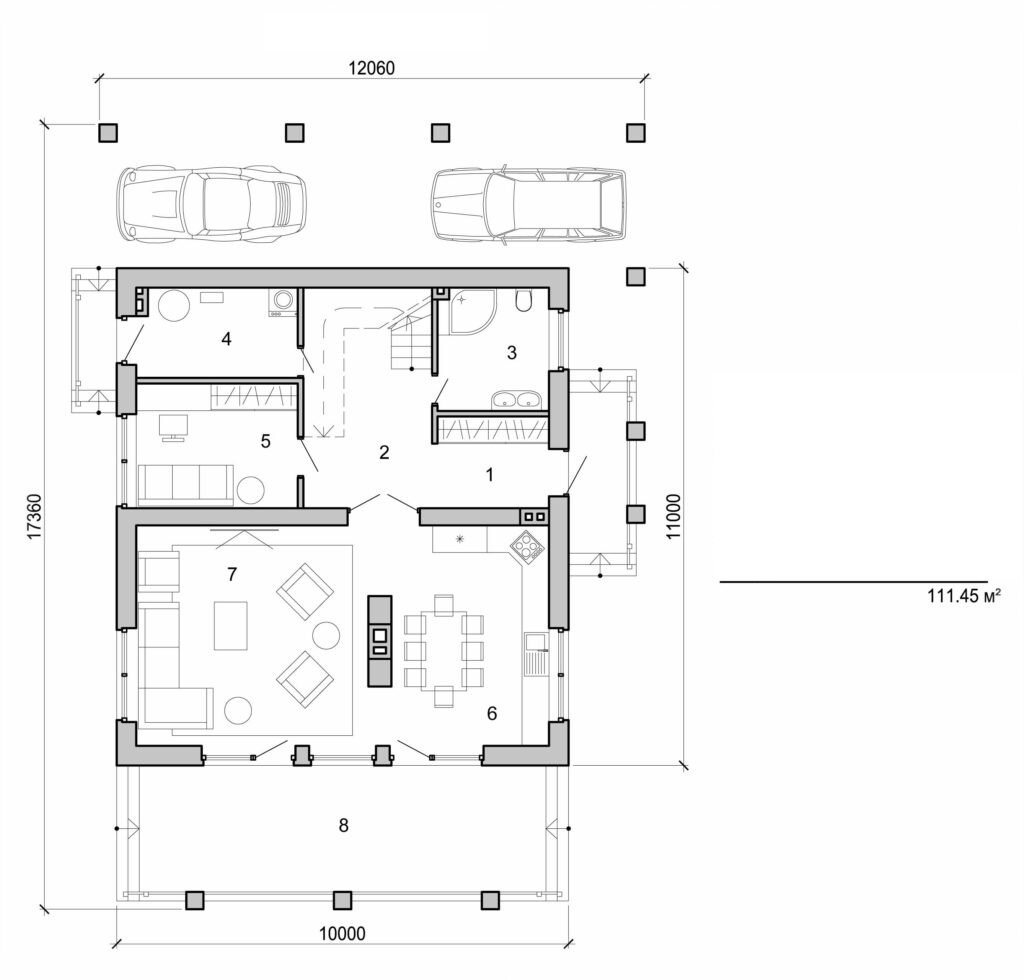 Galería de visualizaciones - Casa de dos plantas