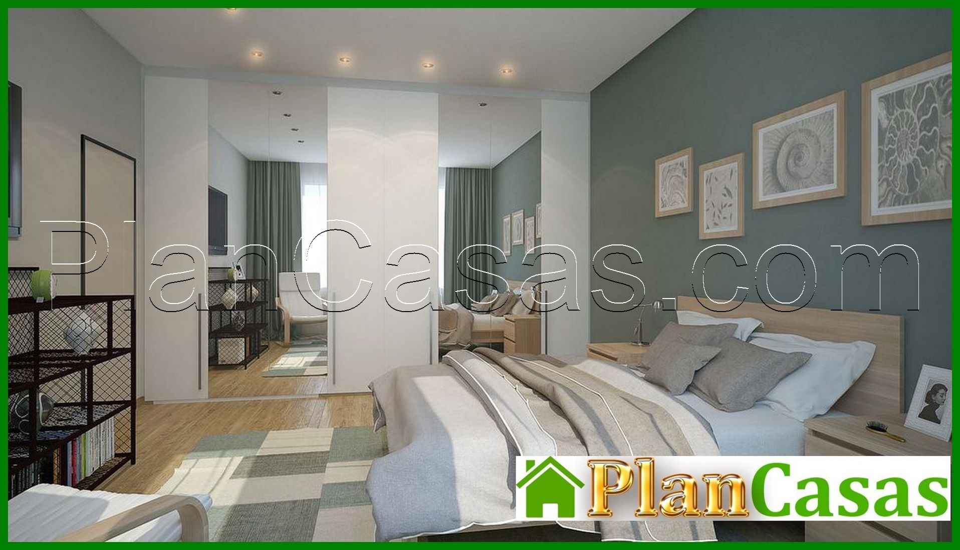 Galería de visualizaciones - Plano de un edificio residencial moderno lleno de luz