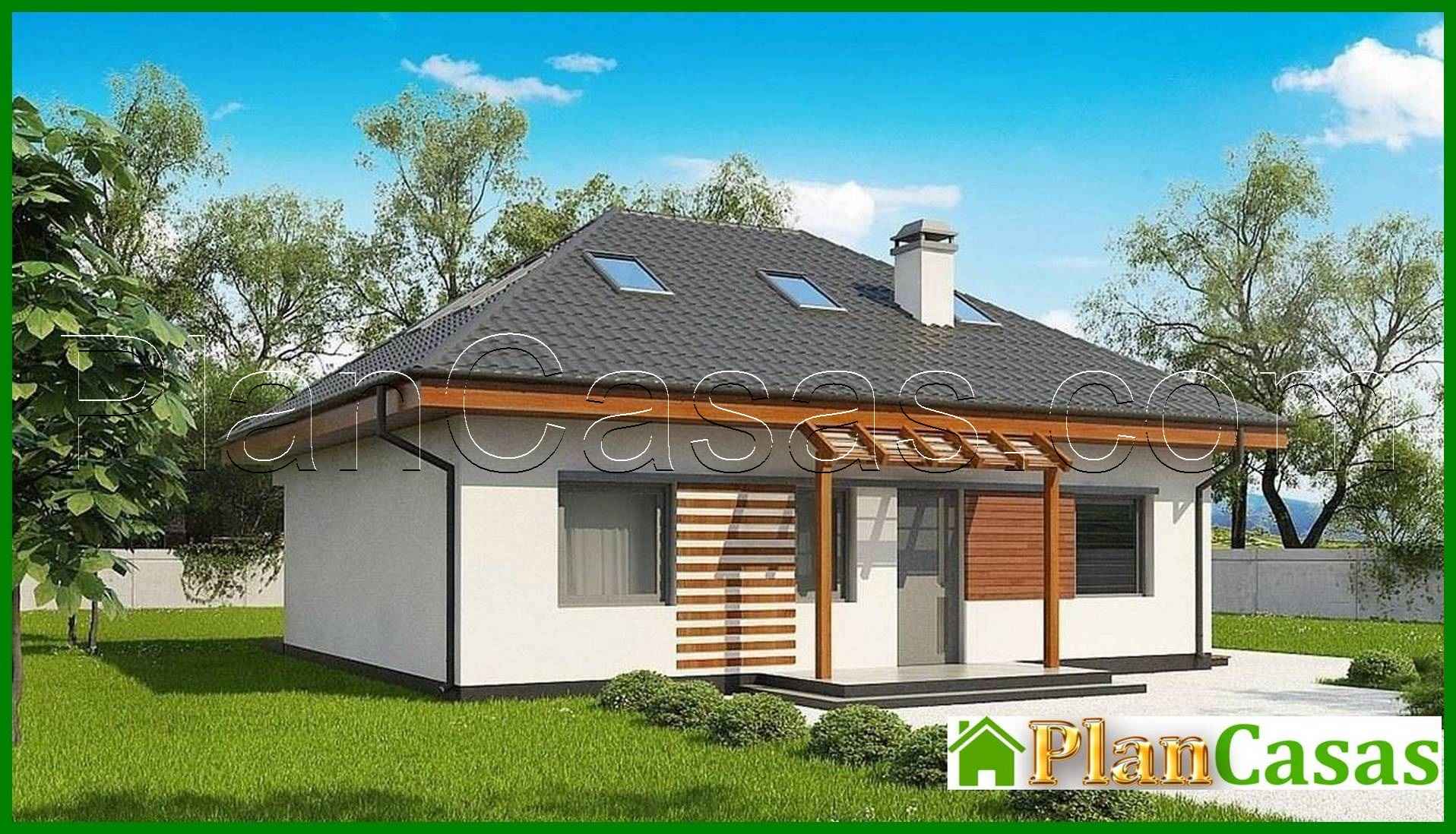 Galería de visualizaciones - Proyecto clásico de una casa de campo de 10 x 12