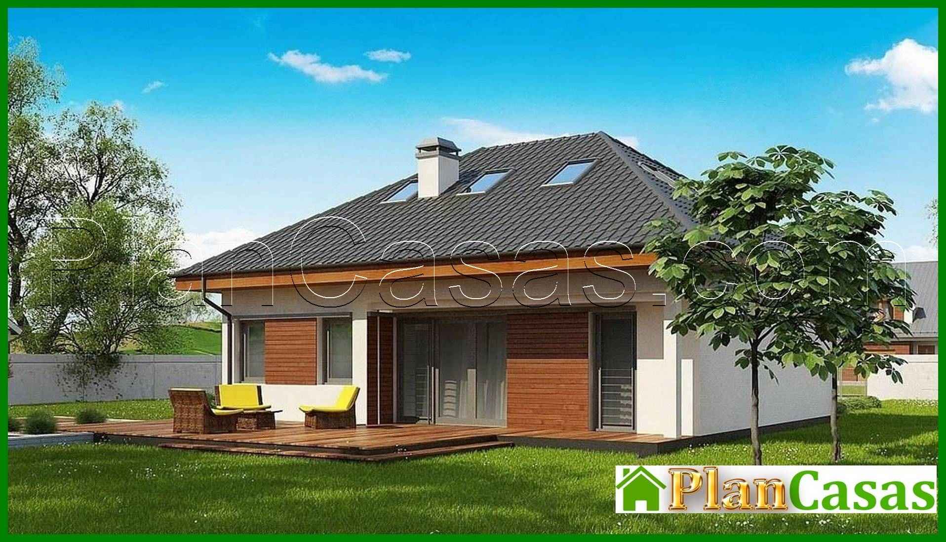 Galería de visualizaciones - Proyecto clásico de una casa de campo de 10 x 12