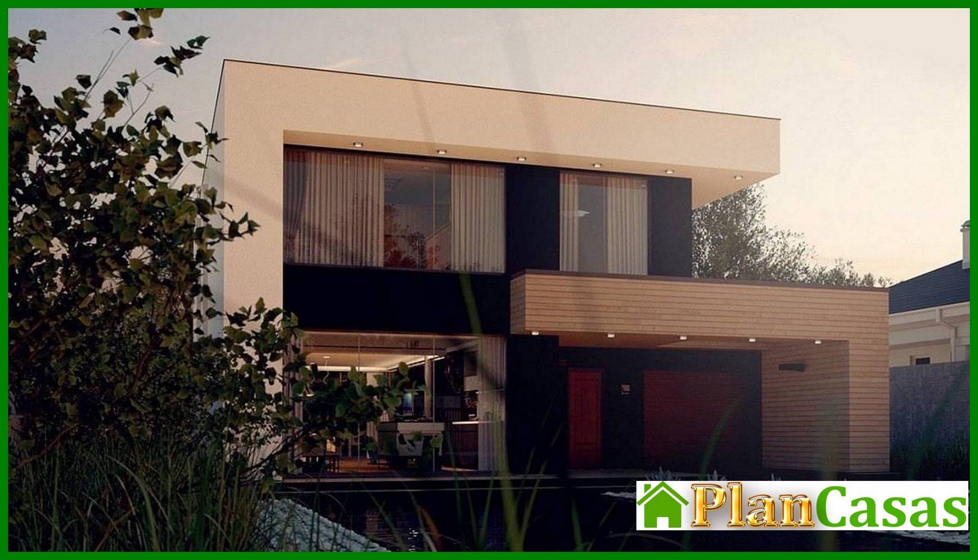 Visualization gallery - Flat two-story country house