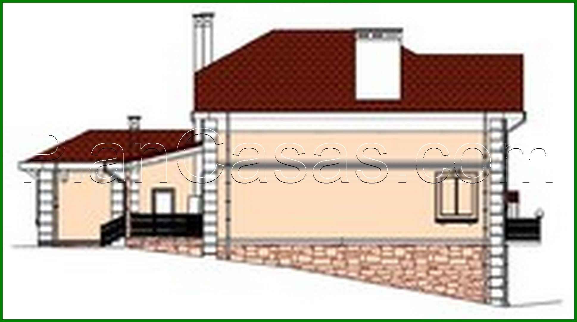 Visualization gallery - Project of a classic two-story mansion for a sloping plot