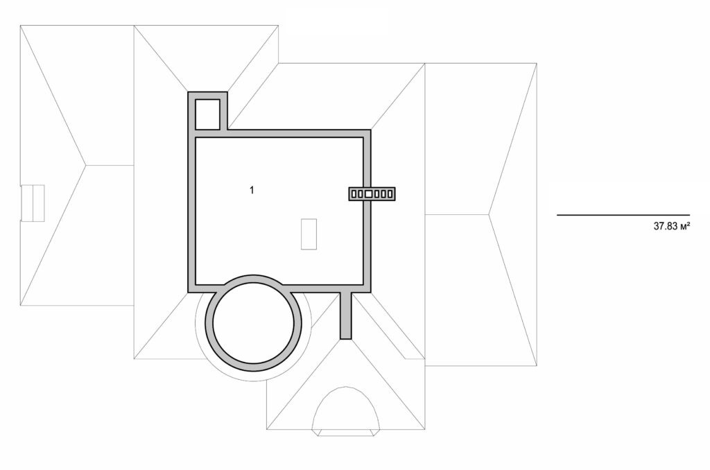 Galería de visualizaciones - Casa tipo castillo