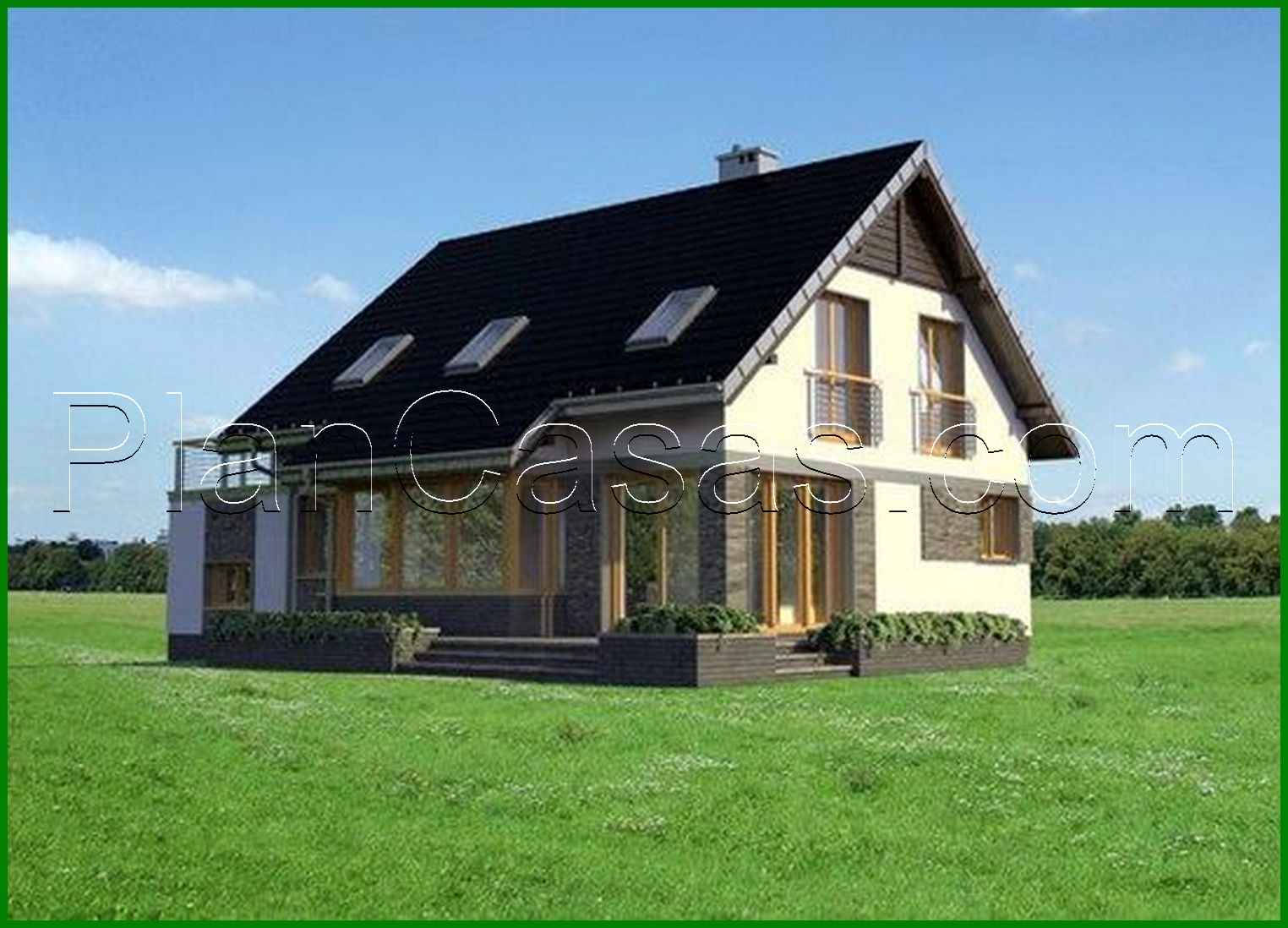 Galería de visualizaciones - Villa rural elegante con una bonita terraza en esquina