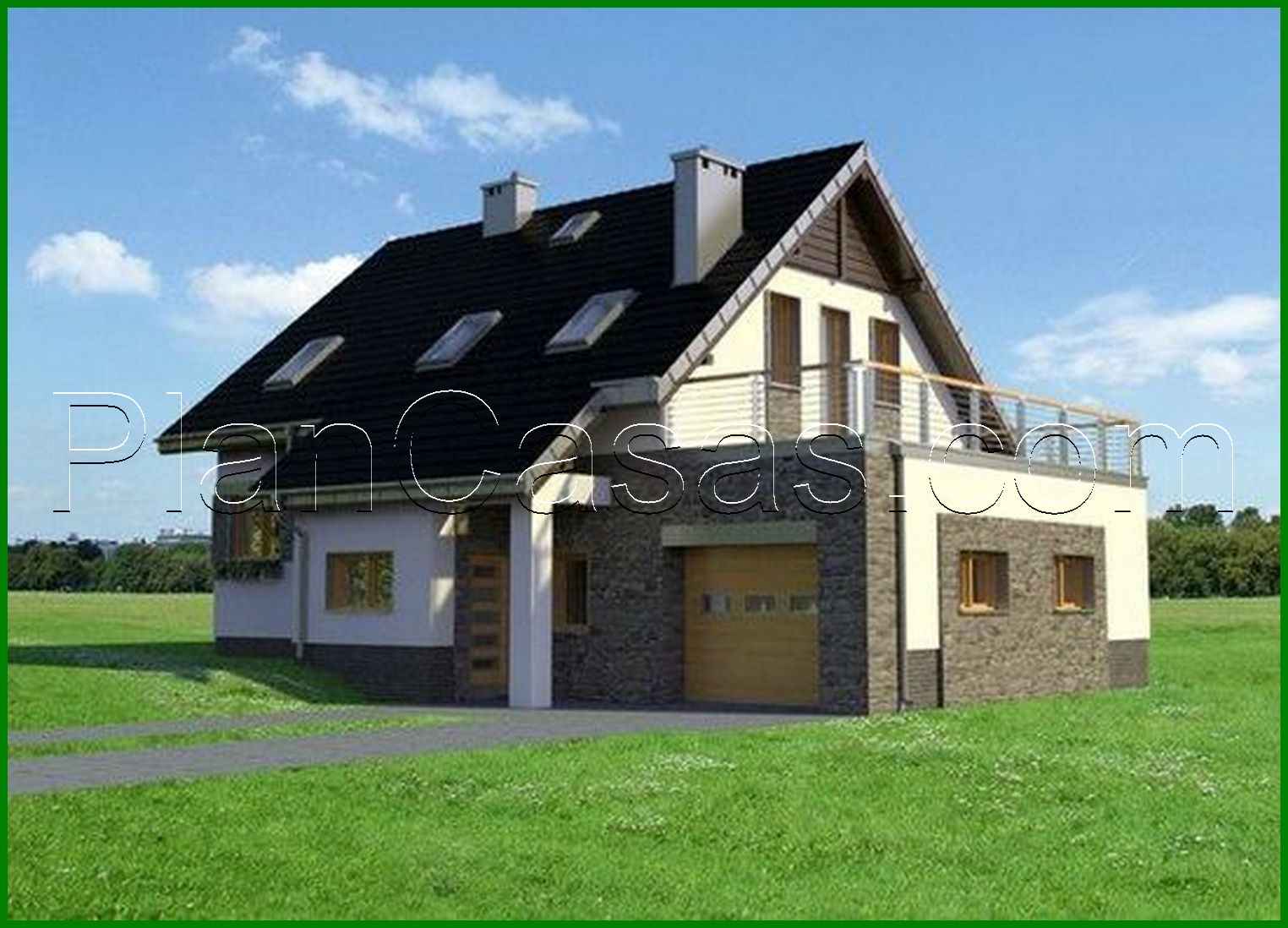 Galería de visualizaciones - Villa rural elegante con una bonita terraza en esquina