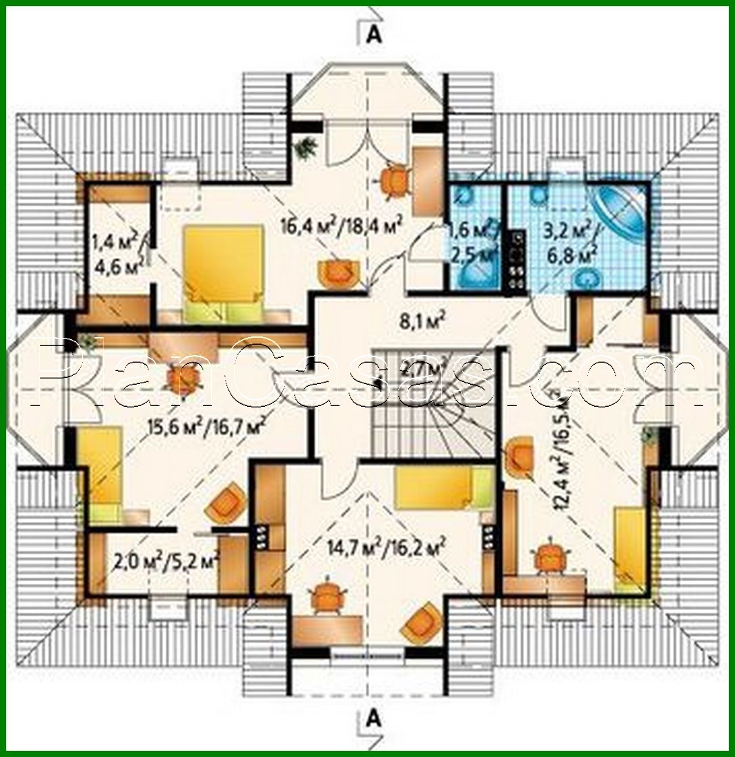 Galería de visualizaciones - Proyecto de una elegante casa de campo con un area de 190 m2