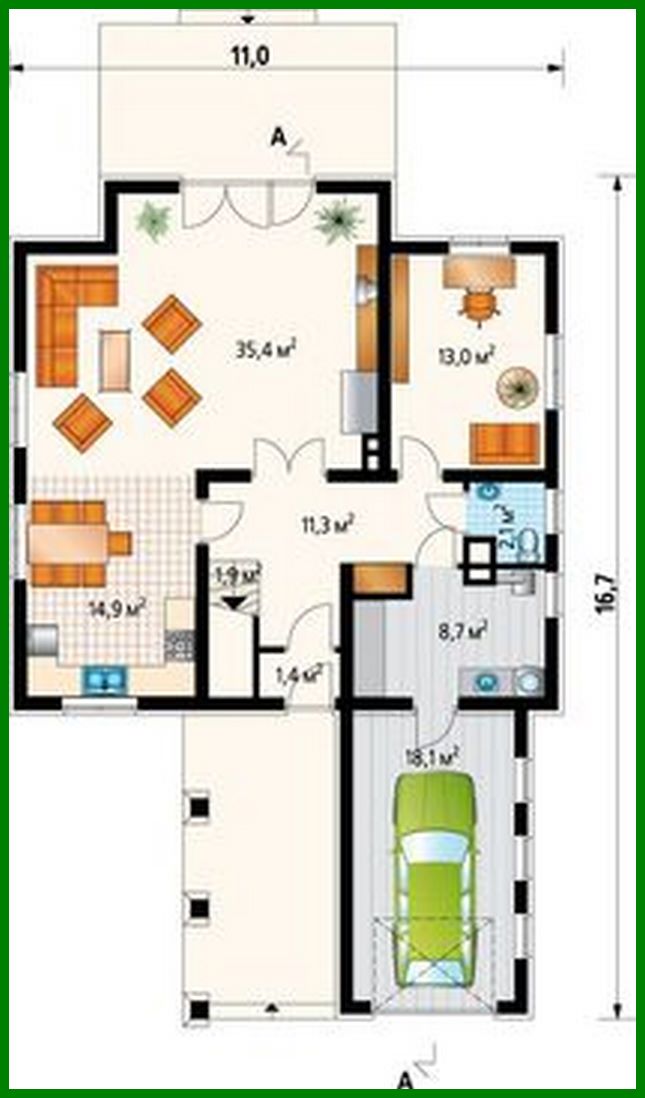 Galería de visualizaciones - Edificio de apartamentos de dos plantas con lujosos apartamentos principales