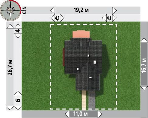 Galería de visualizaciones - Edificio de apartamentos de dos plantas con lujosos apartamentos principales