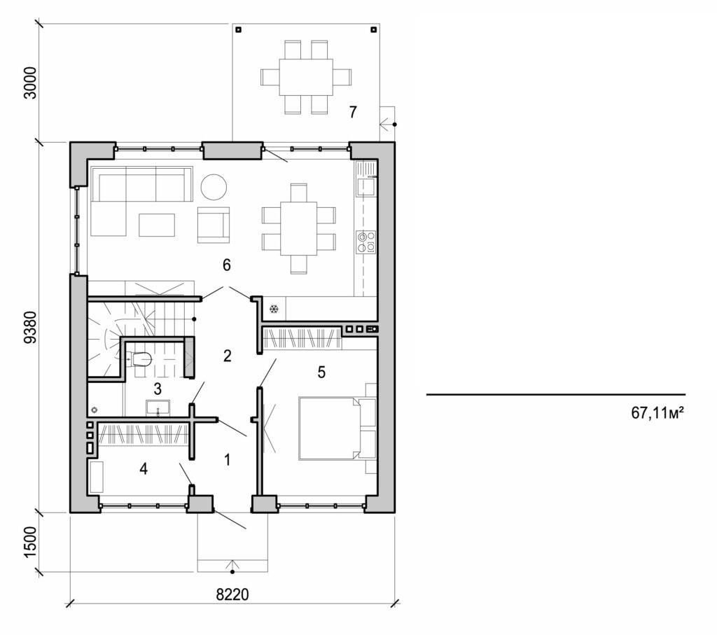 Galería de visualizaciones - Casa de dos plantas