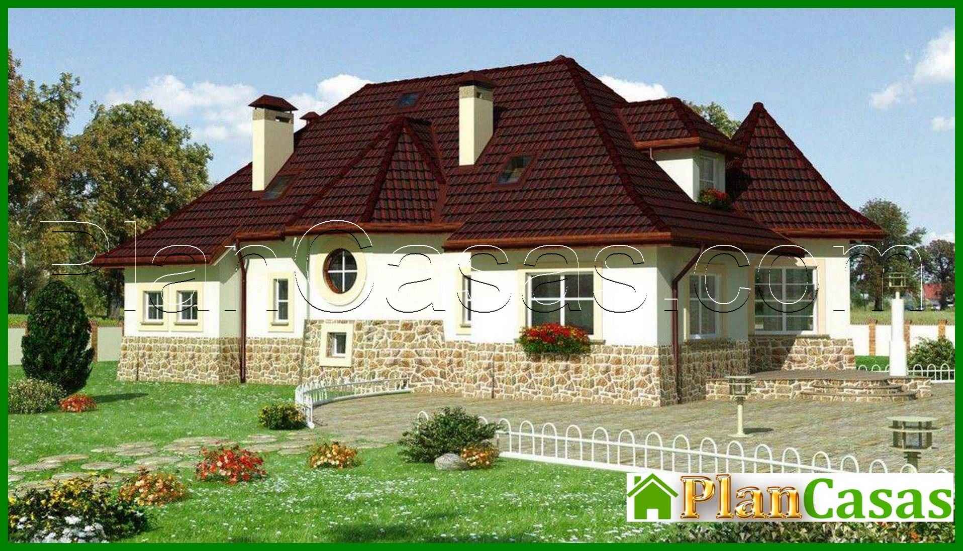 Galería de visualizaciones - Casa bonita e inusual con una amplia zona de invitados