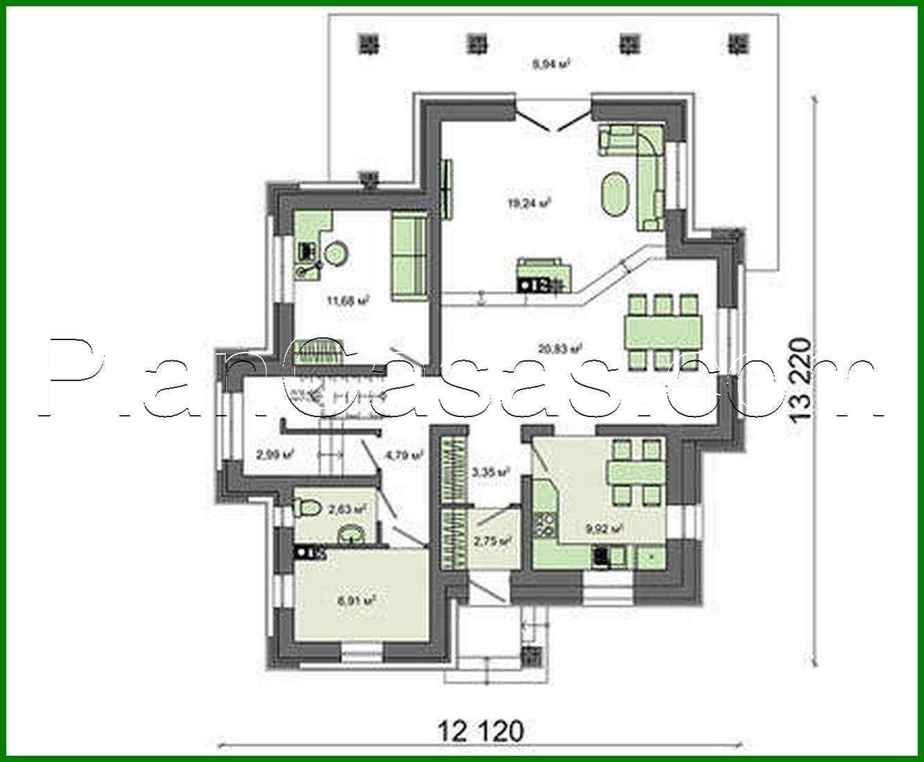 Galería de visualizaciones - Atractivo edificio residencial tipo castillo