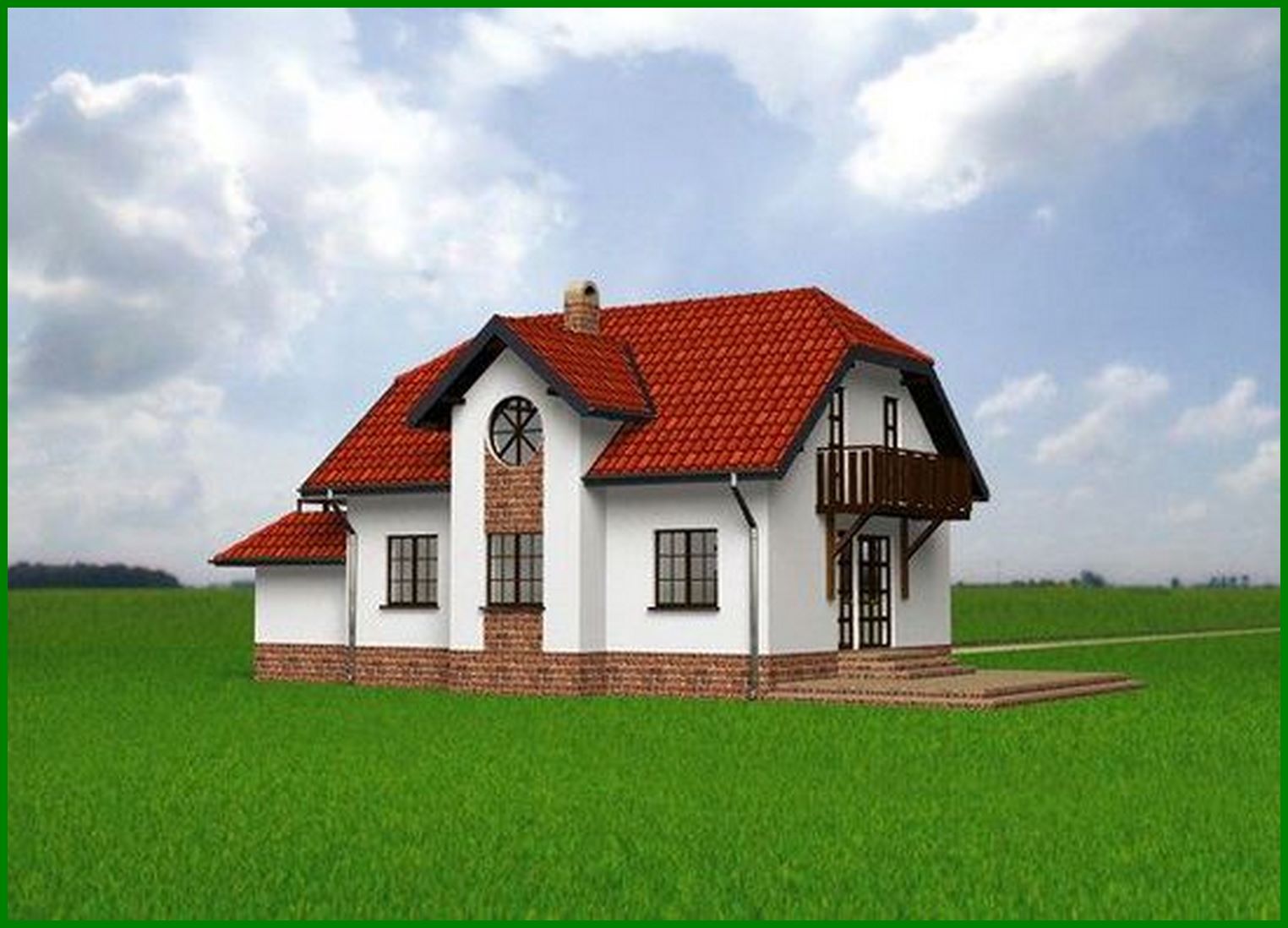 Galería de visualizaciones - Proyecto de una interesante casa con atico y garaje adosado