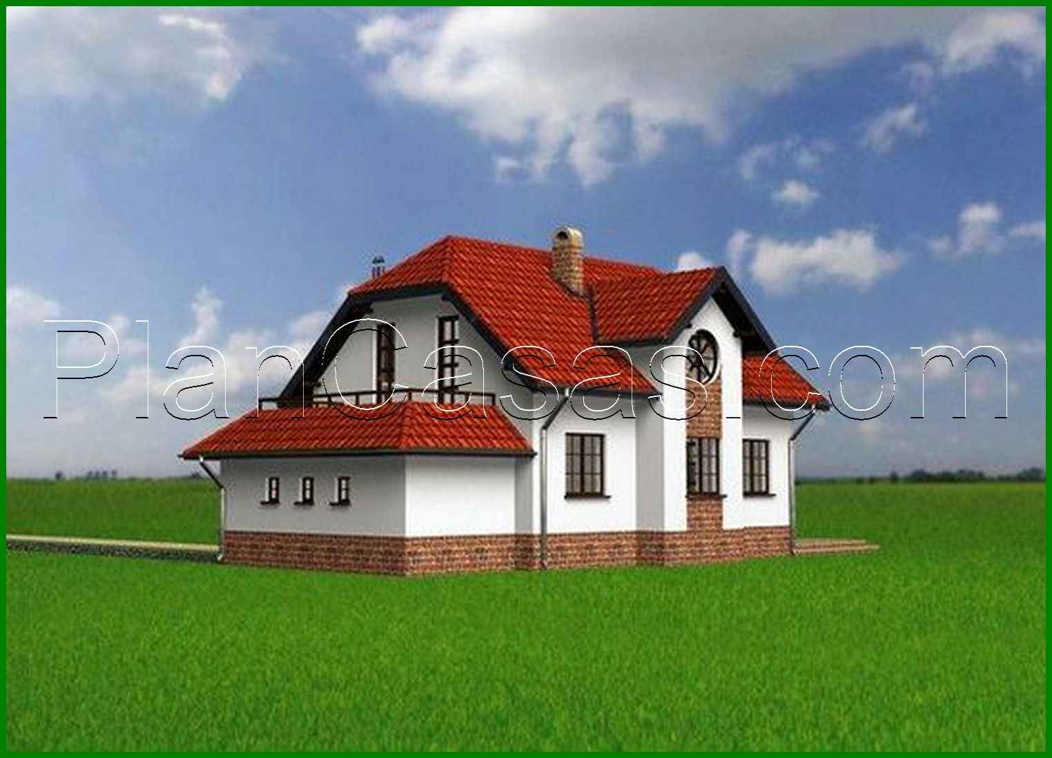 Galería de visualizaciones - Proyecto de una interesante casa con atico y garaje adosado