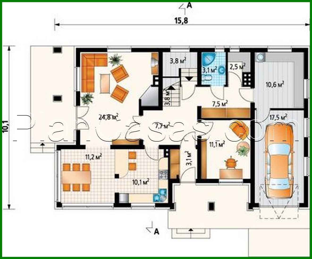 Visualization gallery - Chic country estate with spacious rooms