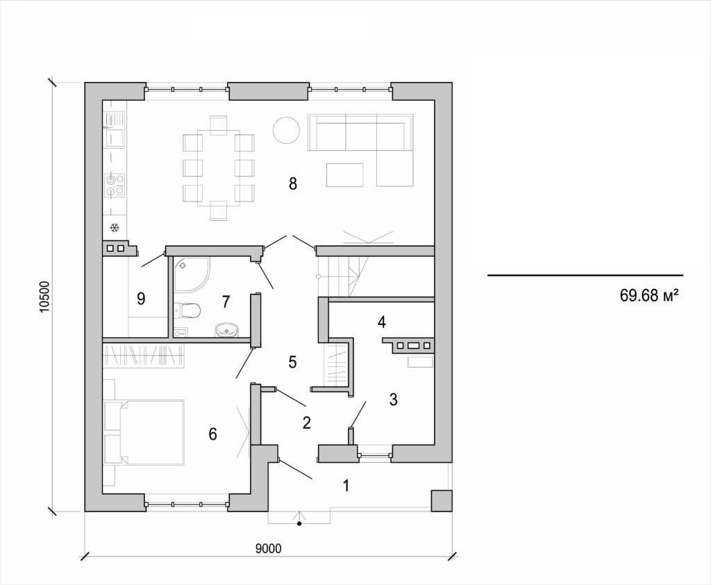 Galería de visualizaciones - Casa de dos plantas