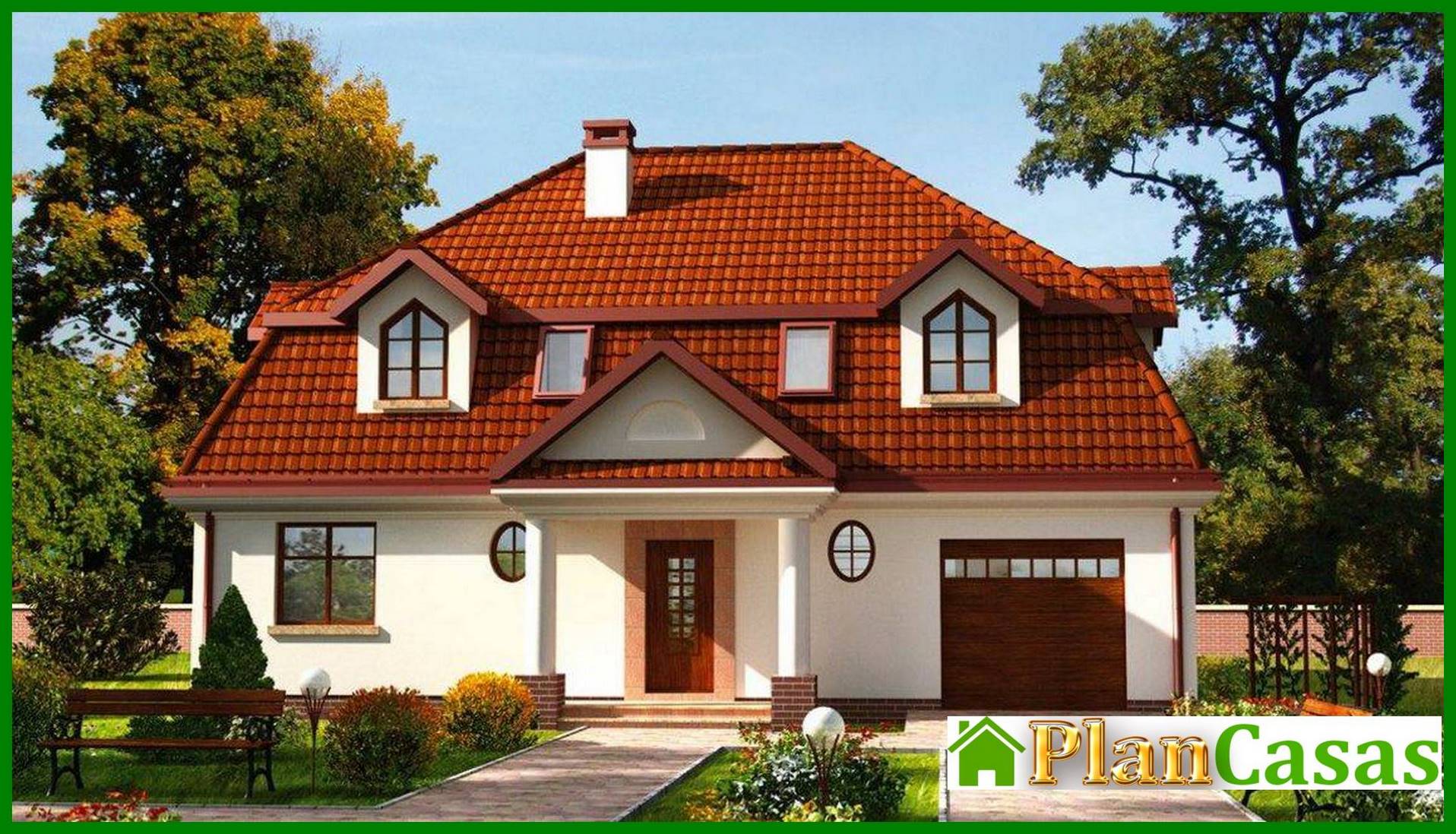 Two-story estate for eight bedrooms