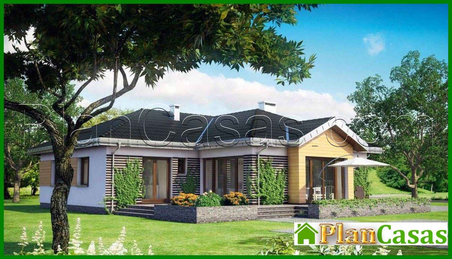 Galería de visualizaciones - Bonita casa de una planta con garaje para dos coches