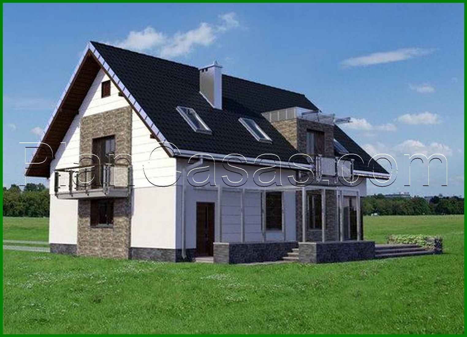 Galería de visualizaciones - Proyecto de una magnifica mansion para una familia feliz