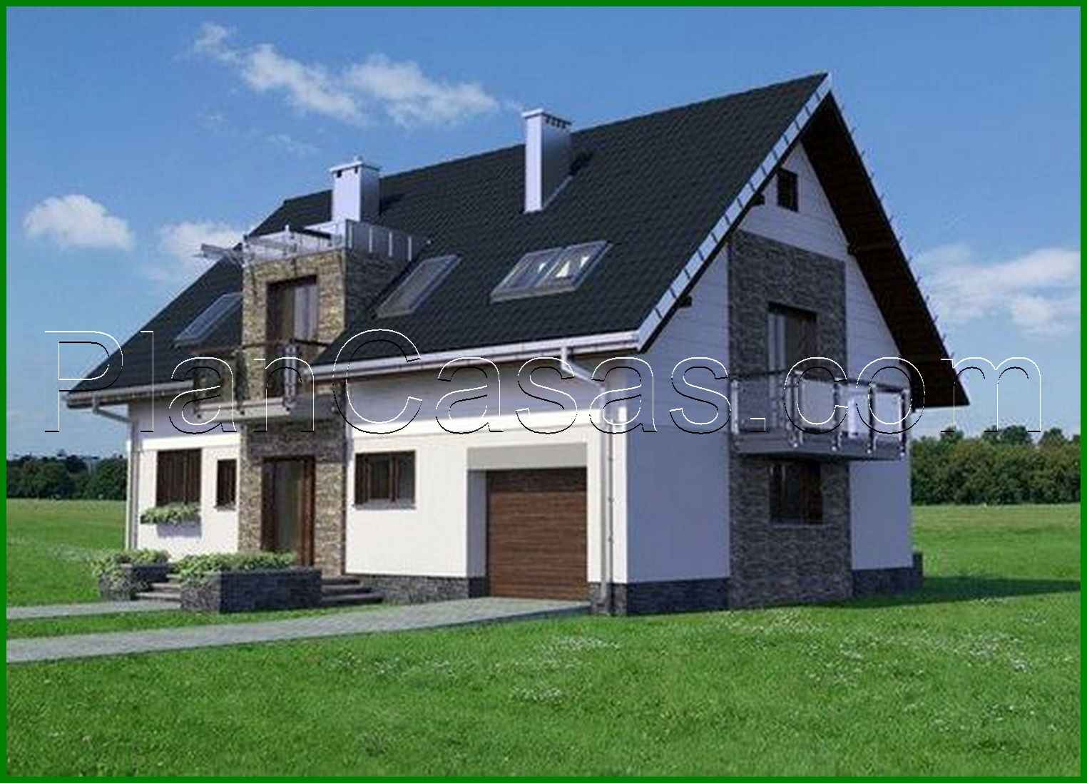 Galería de visualizaciones - Proyecto de una magnifica mansion para una familia feliz