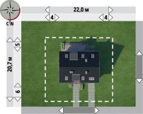 Galería de visualizaciones - Proyecto de una magnifica mansion para una familia feliz