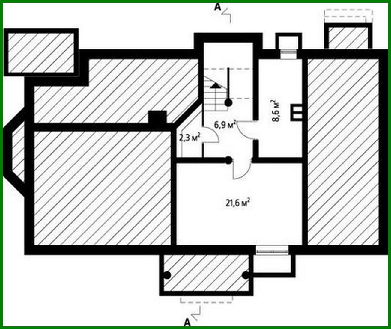 Galería de visualizaciones - Edificio elegante de dos plantas con seis habitaciones privadas