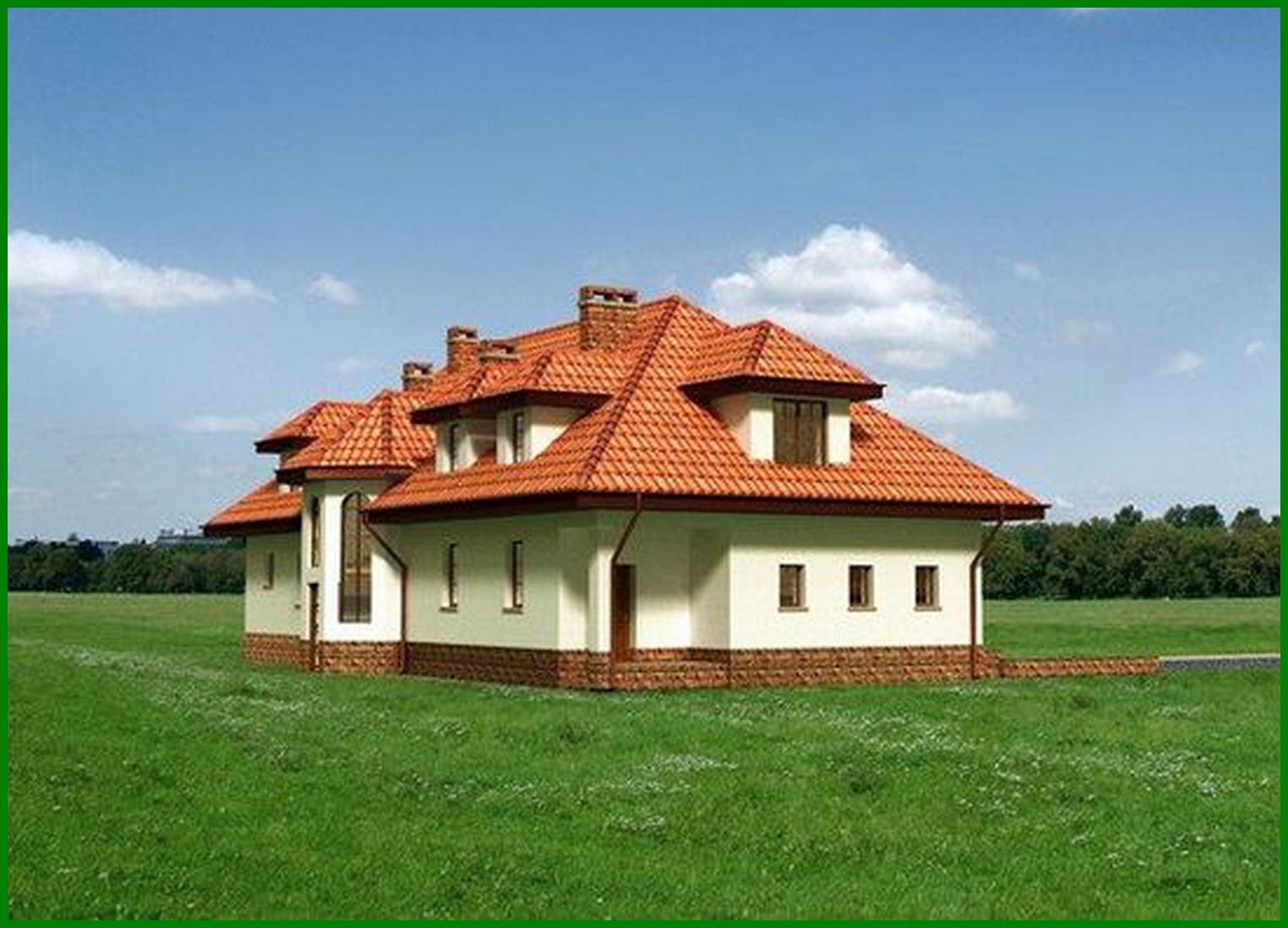 Galería de visualizaciones - Gran proyecto de mansion