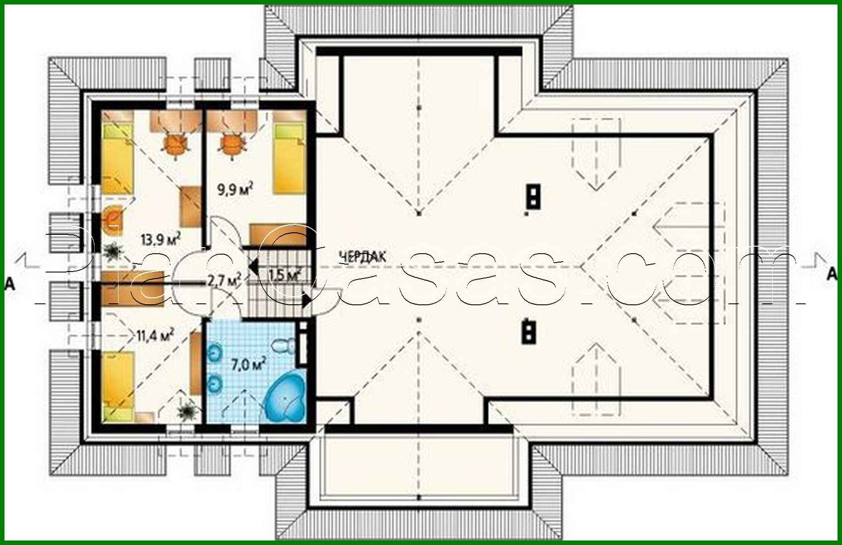Galería de visualizaciones - Cabaña original con atico y habitaciones comodas