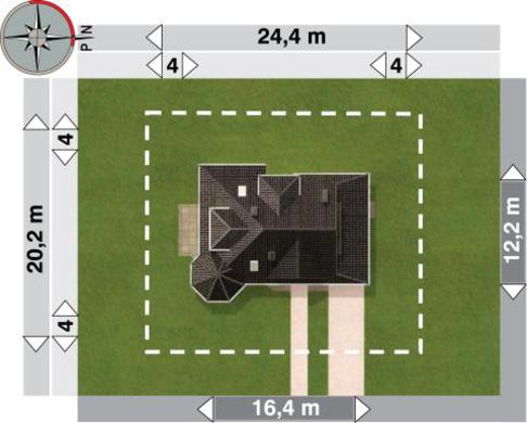 Galería de visualizaciones - Proyecto de una cabaña de campo con una pequeña terraza