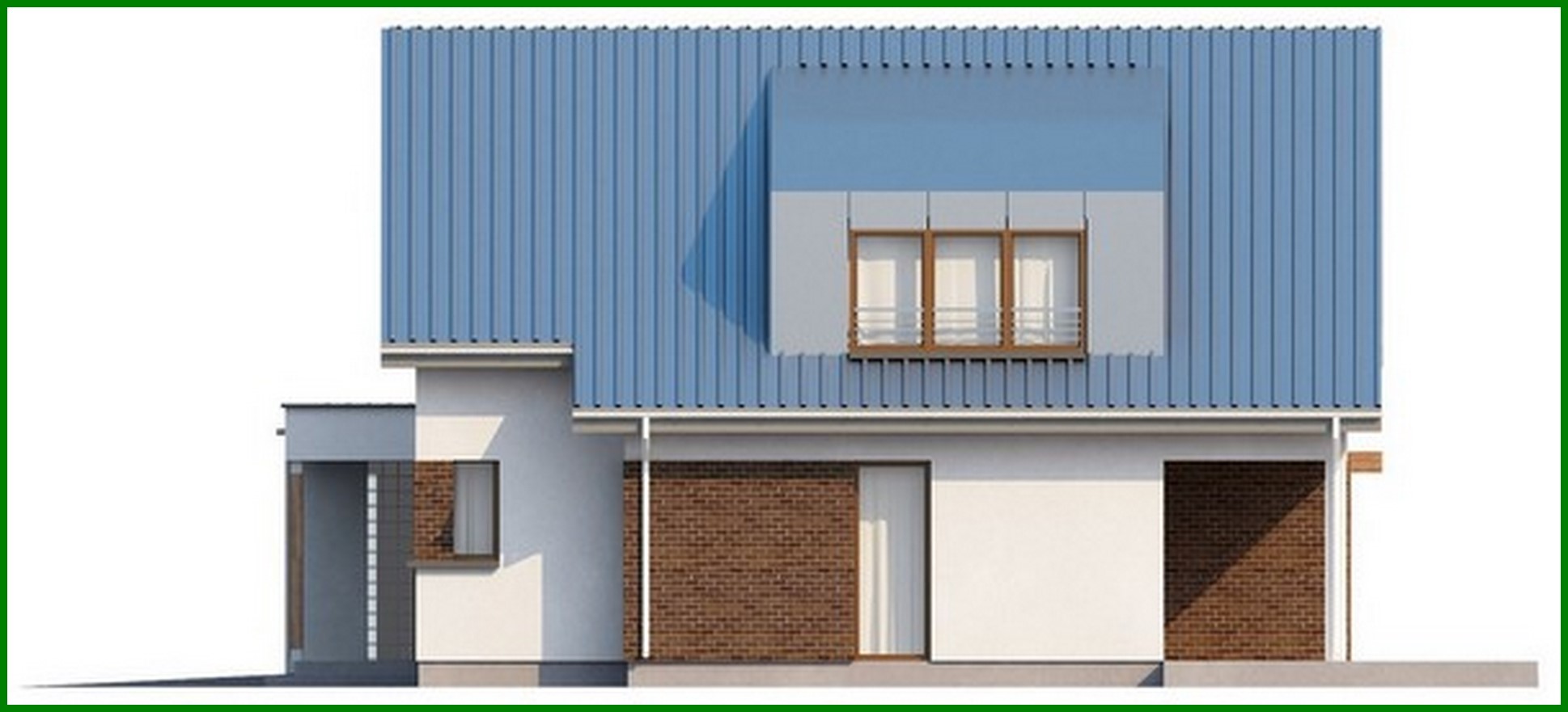 Galería de visualizaciones - Proyecto de la cabaña original con atico