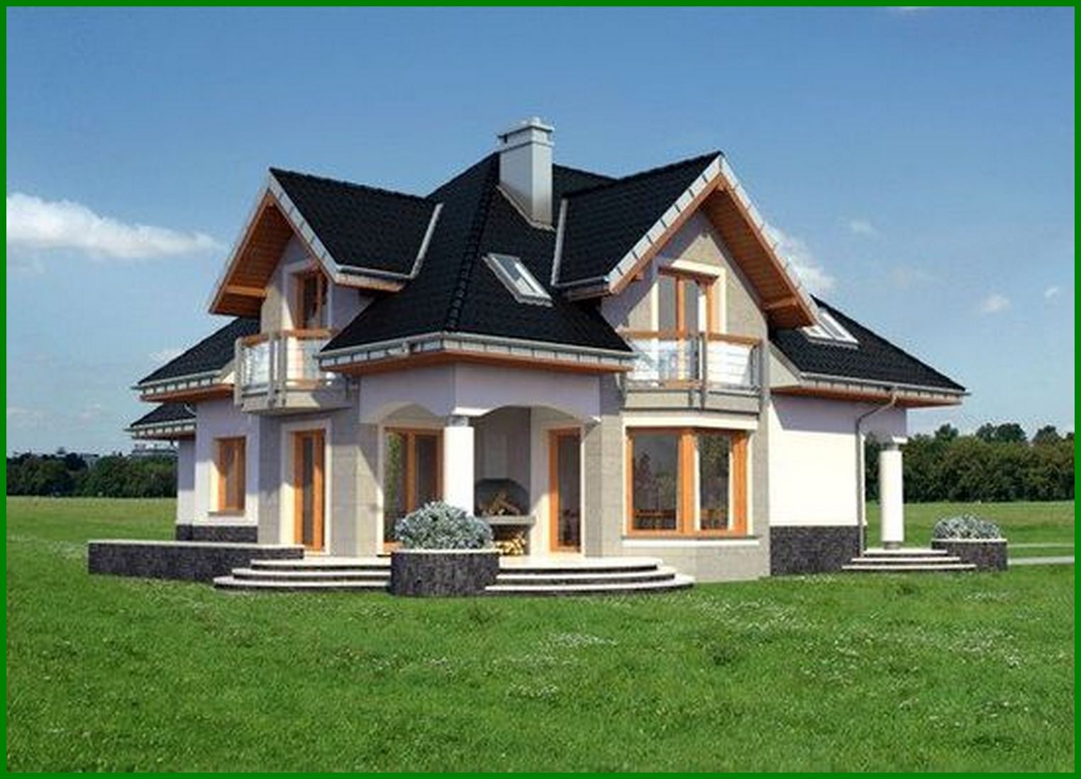 Galería de visualizaciones - Cabaña unica con atico y seis dormitorios