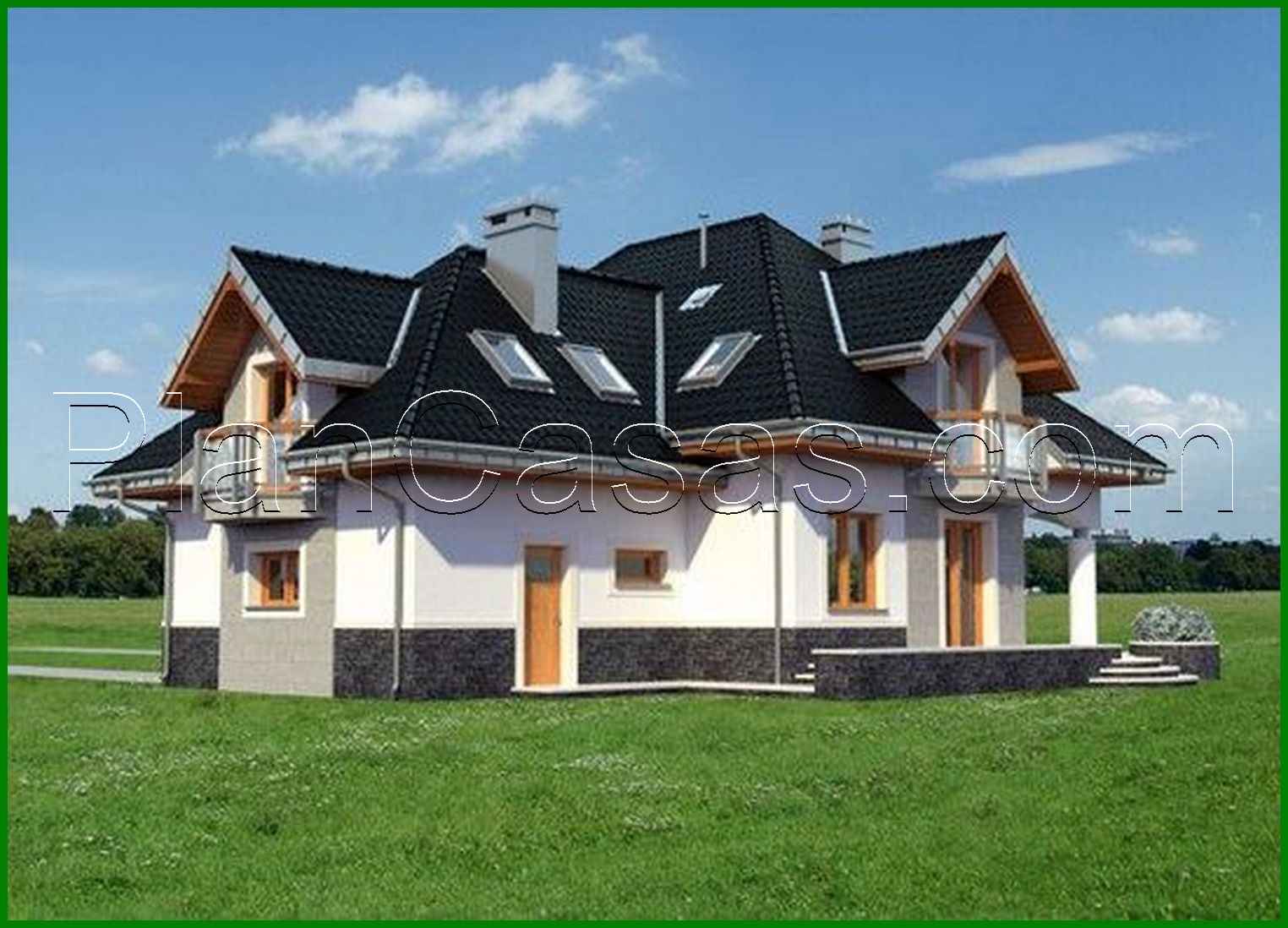 Galería de visualizaciones - Cabaña unica con atico y seis dormitorios