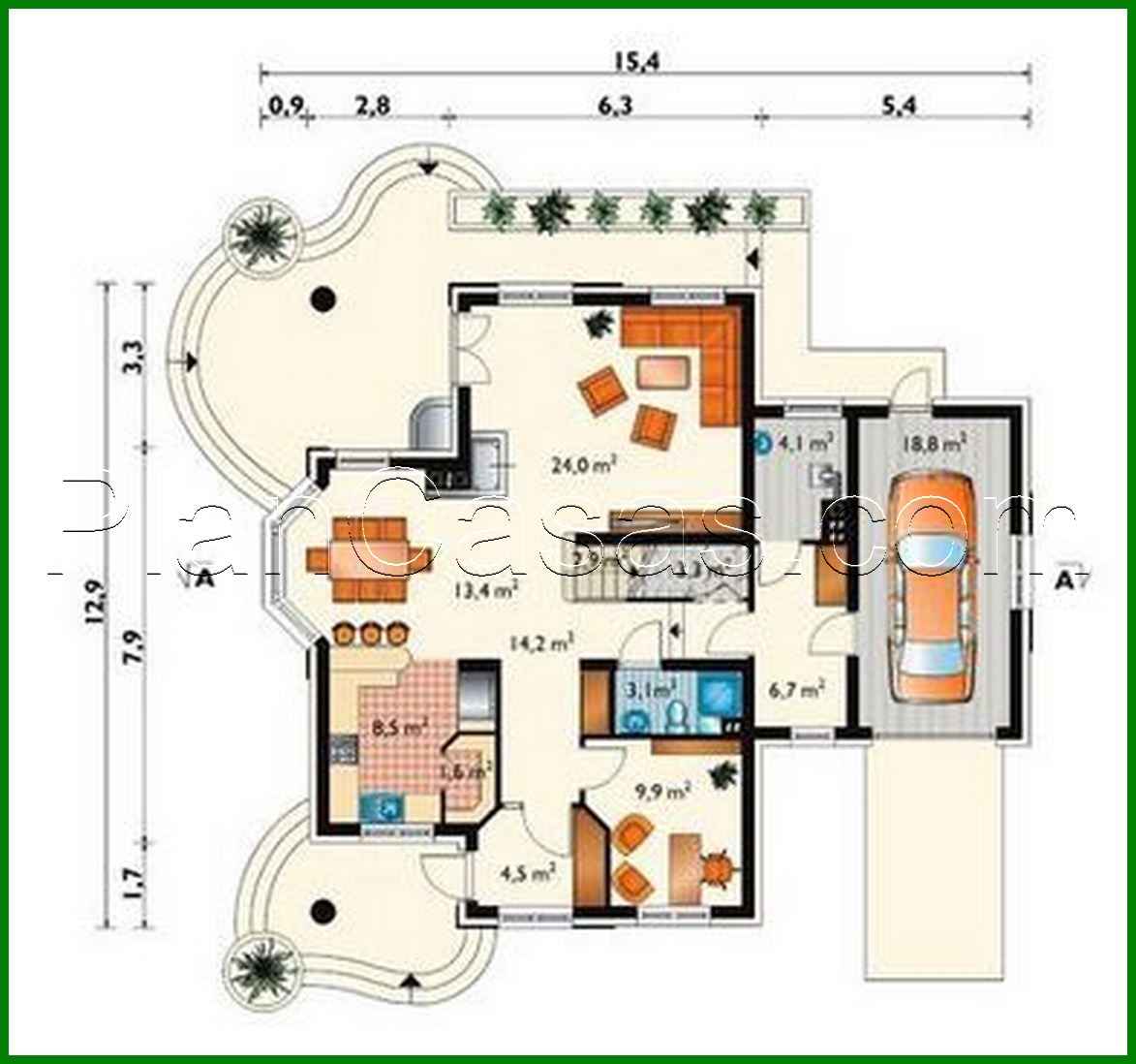 Galería de visualizaciones - Cabaña unica con atico y seis dormitorios