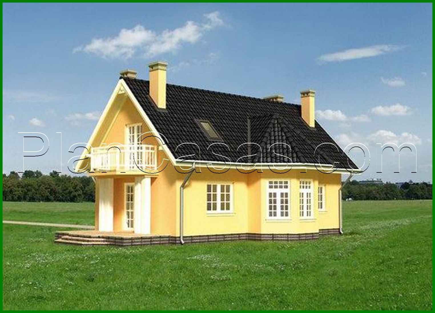 Galería de visualizaciones - Edificio moderno de dos plantas con un aspecto bonito