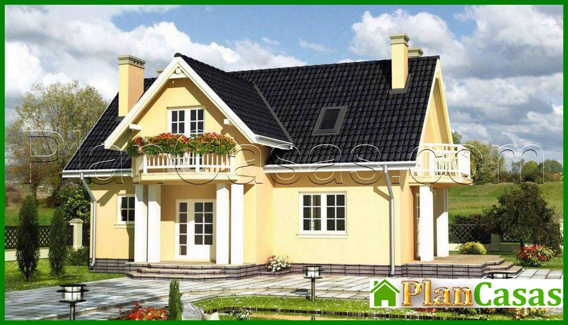 Edificio moderno de dos plantas con un aspecto bonito