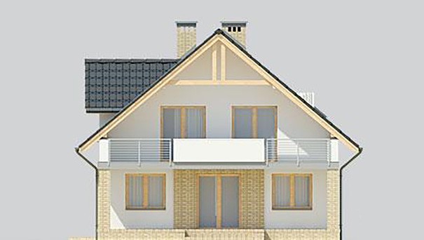 Galería de visualizaciones - Edificio residencial luminoso de dos plantas